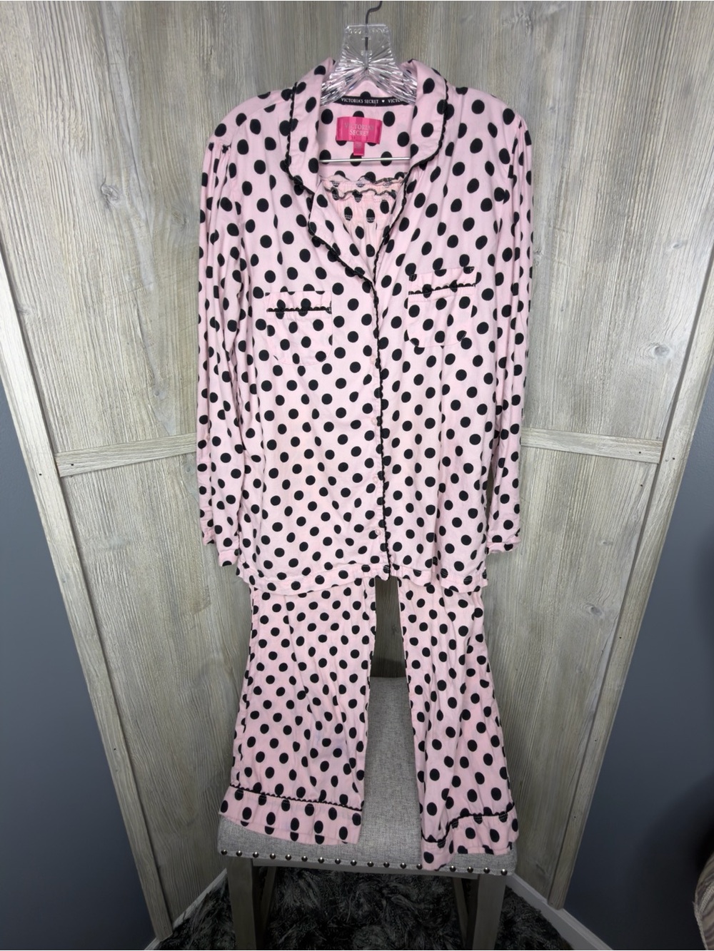 Victoria’s Secret Polka Dot Pajama Set